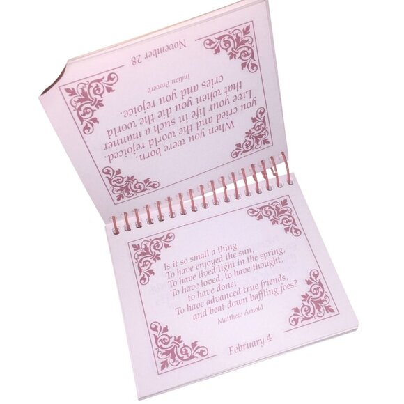 Vintage Small Miniature Friendship Quote Book - Picture 4 of 6